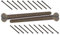 Antique Brass Flat Slotted Countersunk Head Screws, M3.5 x 50mm, (20)