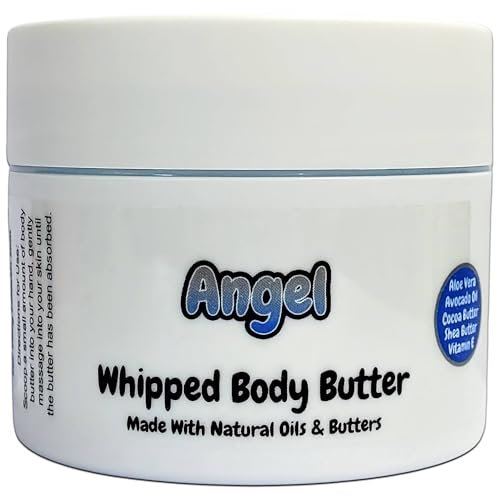 Angel Whipped Body Butter - 150g - Natural Oils and Butters - Perfume Scent - Vegan Friendly - Puddle of Wax - Made in the UK