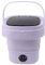 Tragbare Waschmaschine, 6 L Mini-Waschmaschine mit 3 Reinigungsmodi für Unterwäsche, Babykleidung, Socken, Faltbarer Waschtrockner für Wohnmobilreisen (EU-Stecker)