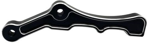 Staffa pinza freno anteriore radiale for moto, compatibile con rotori Touring Sportster Softail da 11,5 e 11,8(Black White)