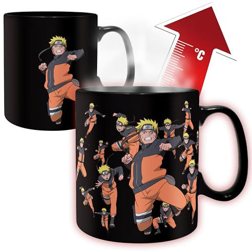 NARUTO SHIPPUDEN - Mug HeatChange - 460 ml - Multicloning-cardboard