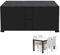Copertura per mobili da esterno, 190 x 135 x 90 cm, resistente, antistrappo, protezione UV, impermeabile, in rattan, per patio, garage, con coulisse, colore nero