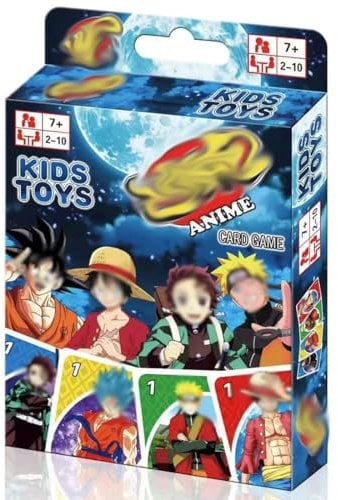 DEZP 1 Stück Uno Flip, Uno One Piece Edition, Kartenspiel Mit Charakteren Und Einer Besonderen Creeper-Karte, Für Die Ganze Familie Und Fans Von One Piece Ab 7 Jahren(B)