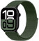 Faliogo Nylon Armband Kompatibel mit Apple Watch Armband 44mm 45mm 46mm 42mm(Series 3/2/1) 49mm, Verstellbare Solo Loop Sportarmband für iWatch Series 11 10 9 8 7 6 5 4 3 2 1 SE Ultra, ArmeeGrün