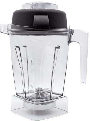 WVGFAUXA Jarra For Licuadora, Compatible con Vitamix, Jarra For Licuadora 5200, Recipiente De 48 Oz, Repuestos, Compatible con Vitamix, Licuadoras Serie C Y Serie G