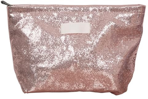 CULEO Pochette Cosmetica da Donna Portatutto - Trousse per Trucchi, Borsa da Viaggio, Portamonete, Porta Cosmetici, Toilette da Giorno (Rosa)