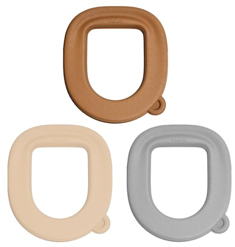 Coussin pour siège de toilette 3 pièces - Tapis confortable pour siège de toilette - Pour maison, salle de bain, toilettes, appartement, chambre d'hôtel, installations publiques, soins aux personnes