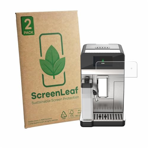 ScreenLeaf 2 Stück Schutzfolie für DeLonghi Eletta Ultra 2026 [nachhaltiger Displayschutz, Folie, transparent, kratzfest]