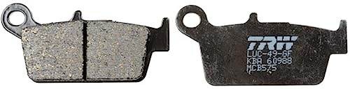 TRW MCB575 Brake Pad Set Disc Brake Organic Allround Compatible for CPI Sahel 2002 - Rear Axle and Other Vehicles