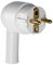Legrand, 050175 Bases y cavijas - Enchufe macho con rotación del cabezal de 120º, gama ‘Confort’, clavija 2 polos+tierra 16A, 230V, color blanco.