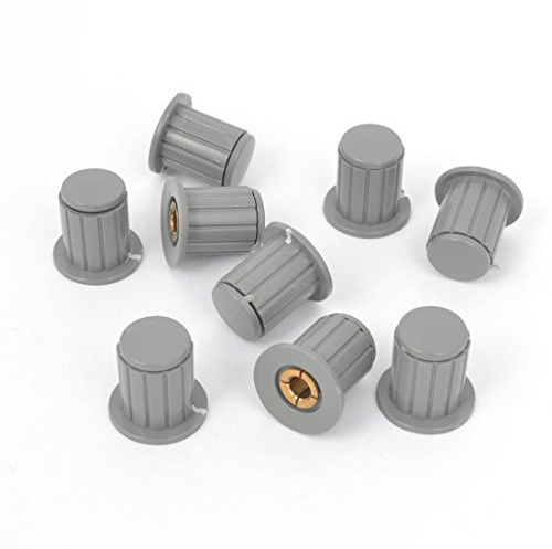 sourcing map 9 Stück Ersatz Audio Lautstärkeregler Potentiometer Knöpfe 4 mm Dia de