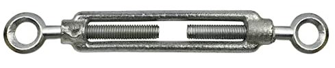 Corderie Italiane 006044857 Tenditori due occhi zincati, M 5-10 pz