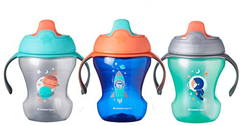 Tommee Tippee Infant Trainer Sippee Cups, Boy - 7+ Months, 8oz, 3 Pack