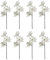 DARO DEKO Kunstblume 100cm Magnolie spitz in weiß 8 Stück