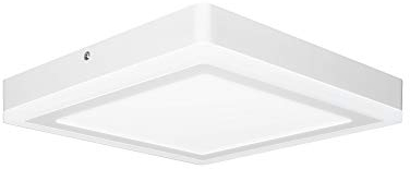 LEDVANCE Dekorative LED Wand- und Deckenleuchte, Lichtkomponenten unabhängig dimmbar und steuerbar per Wandschalter-Klick, 18W, Warmweiß (3000K), Quadratisch (300mm x 300mm), LED CLICK + WHITE