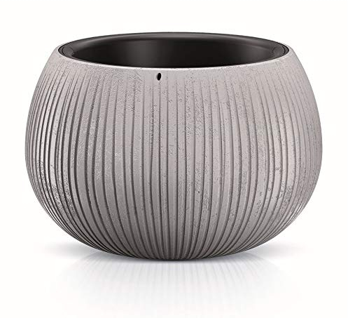 Prosperplast Bowl Plastik mit Zementfarbe, 13,6 (hoch) x 18 (Breite) x 18 (tiefer) CMS