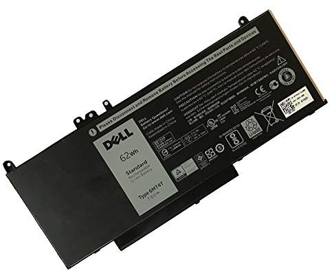 Dell 6MT4T Li-Polymer-Akku für Dell Latitude E5270 E5470 E5570 Precision 3510 Notebook (7,6 V, 62 Wh)