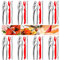 Lot de 24 outils de fruits de mer pour crabe, casse-noix, ouvre-crustacés, pince de homard, couteau, accessoires de cuisine