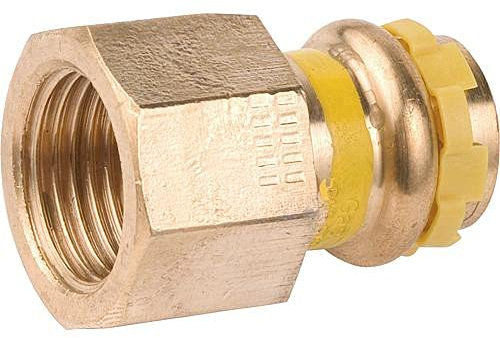 Aalberts Rotguß Pressfitting Über.m. IG 18x3/4 PG 4270G Gas