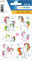 HERMA 15708 Aufkleber Einhorn klein groß, 51 Stück, Tiere Sticker mit Einhörner Schmetterlinge Motiv, Kinder Etiketten für Fotoalbum Tagebuch Poesiealbum Scrapbooking Geburtstag Deko Briefe DIY