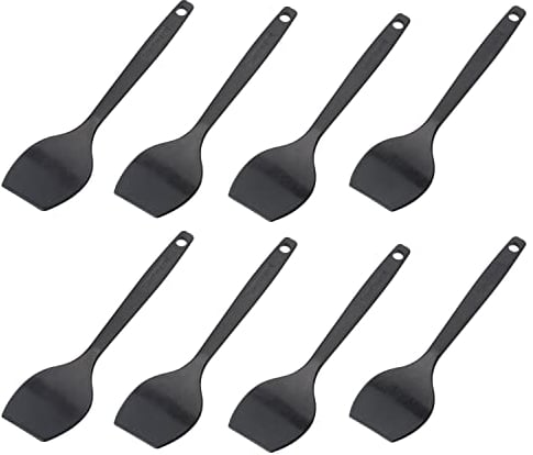 Westmark 8 Spatules à Raclette, longueur : 16,6 cm, en Plastique, Gourmetta, Noir, 204522E3