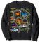 Auto Spielteppich Rennstrecke Straßenkarte Teppich Design Illustration Sweatshirt