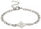 UNIFT Keltischer Knoten Armband für Frauen Edelstahl Mode Charme irischen keltischen Hexen Knoten Armband Wiccan Symbol Schmuck Geschenk (silber)