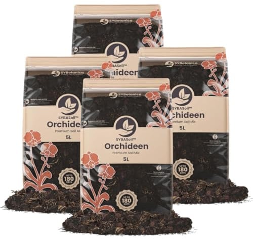 Sybotanica Orchideenerde 20 L, Orchideensubstrat für Phalaenopsis
