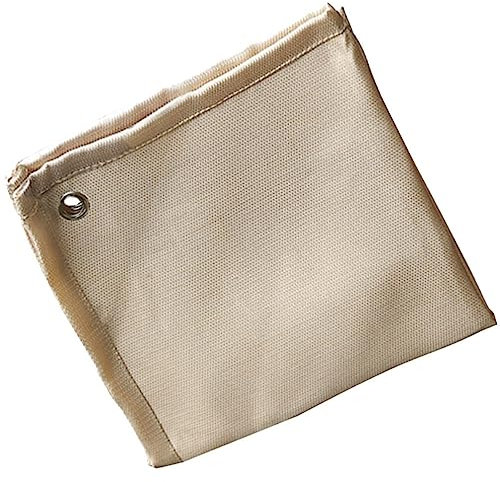 VANZACK Feuerschutzdecke Aus Fiberglas Für Camping Und Outdoor Feuerhemmend Und Wärmebeständig Kompakt Zusammenfaltbar Für Einfache Aufbewahrung Und Transport