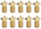 IdeaFormer 10 Stück V6 Extruder Nozzle, V6 3D Drucker Messing Düse 0,4mm Extruder Nozzle Set für Anycubic i3 Mega/Kobra Neo/Go/Chiron für Prusa i3 MK3
