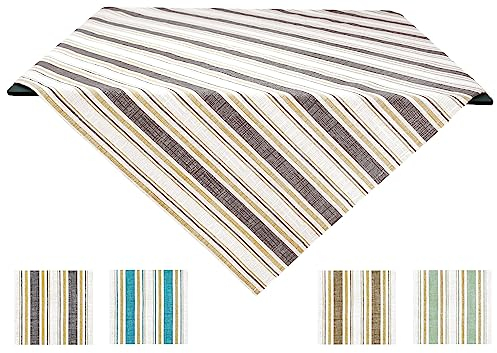 Lashuma Outdoortischtuch grau modern, Retro - Decke für den Gartentisch 80x80 cm Tischdecke