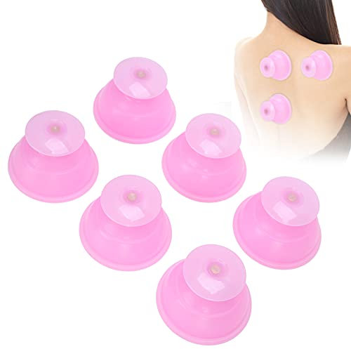 Coppette Massaggio Silicone, Set di terapia di coppettazione Coppette di massaggio a vuoto di aspirazione Set di coppettazione Per Massaggio alla Schiena Allevia L'affaticamento
