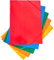 Dohe - Ordner aus Karton (5 Stück) – Gummibandverschluss und Klappen, 5 Farben, Blattgröße 24,5 x 34 cm, Dicke 600 g/m² - Büromaterial