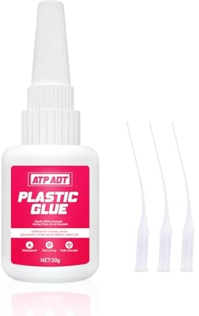 30g Plastic Glue - Super Instant Adhesive for Plastic Repair, Bonding & DIY Crafts - Strong Adhesion for Plastic, Acrylic & Other Materials - Perfect for Model Building & More.