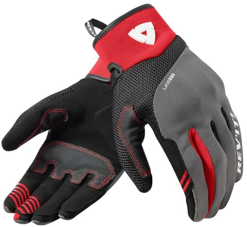 REV'IT! Damen Motorradhandschuhe Endo Urban Sport (grau/rot - klein)