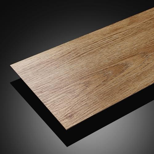 Stickyart 36 PCS 54 Sq.Ft Honey Oak Wood Vinyl Flooring Peel and Stick Floor Tile 36x6 Waterproof Vinyl Plank Flooring Self-Adhesive Luxury Natural Wood Floor Tile Stick on Kitchen Bedroom Office