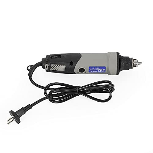 Elektrische Grinder Bohrmaschine 400W 220V Bohrmaschine Schleifmaschine Polieren Elektrische Mühle Elektrischer Handbohrer Stabschleifer, 6 Geschwindigkeit Rotary Grinding Kit - Kompakt