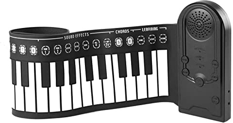 Roll-Up-Klavier, 49-Tasten-Tastatur-Klavier, Faltbares Klavier, Musikinstrumente, Elektronisches Digitales Musikklavier für Kinder, Klavierübungen