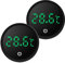 EEEKit Aquarienthermometer, 2er Set Kleben-on Aquarium Thermometer, Digitales Fisch Tank Thermometer für Wasser und Terrarien
