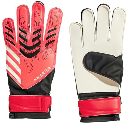 adidas Predator Unisex Adult Training Goalkeeper Gloves, Black/Glossy/Black, 42 2/3 EU