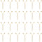 24 Stück Hijab-Stifte für Damen, Modisch, Exquisit Schal Clip Muslimische Hijab-Clips Sicherheitsbrosche Knöpfe für Damen-Kopftuch Hochzeitskleid Pullover Schmuck Accessoires (Gold)