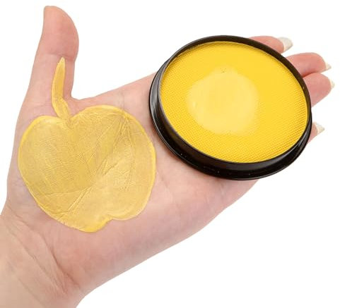 Peinture du Visage , Fournitures professionnelles de maquillage à base d'eau pour adultes, enfants et SFX- classique (30gm)-Jaune-16