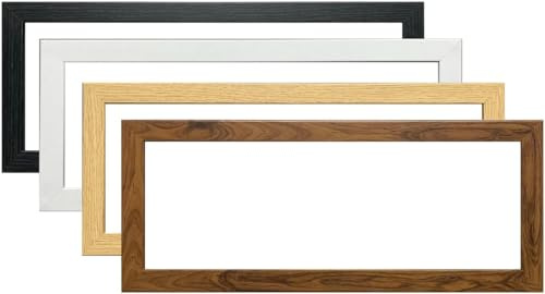 98x33 cm Panoramic Picture Frame | Panoramic Photo & Poster Frame for Home Wall Décor, Jigsaw Puzzles & Artwork | Wall Mount | Portrait or Landscape.
