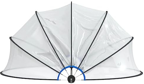 Hommdiy Pool-Kuppel Rund 467x234 cm PVC