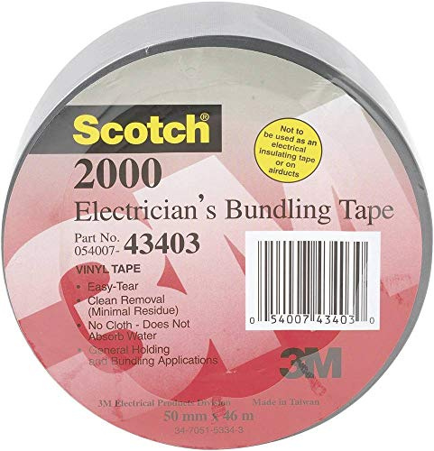 Universal tape Scotch™ 2000 (L x W) 46 m x 50 mm Grey PVC Scotch 2000 3M