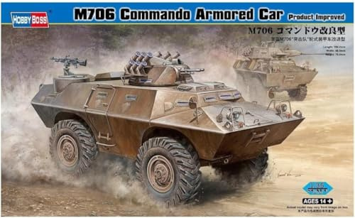 Hobby Boss 82419 Modellbausatz M706 Commando Armored Car Product Improved, Verschieden