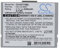 Cameron Sino CS-MCL110TW Akku für Audioline PMR012/PMR Easy 012 (600mAh, 2,8Wh)