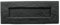 Black Antique Effect Letter Plate Box 255mm x 76mm