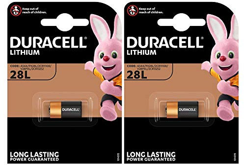 Duracell 2CR11108 Lot de 2 Piles au Lithium V 28 PXL 2 CR 1/3 N, PX 28