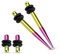 Paula & Fritz® 1 Paar Dehnstäbe Plus 1 Paar Plugs Edelstahl Chirurgenstahl 316...